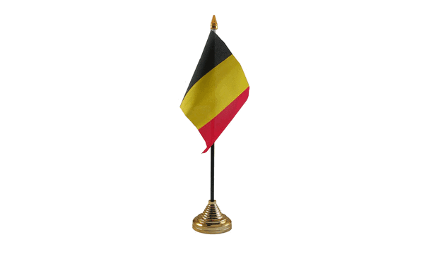 Belgium Table Flags